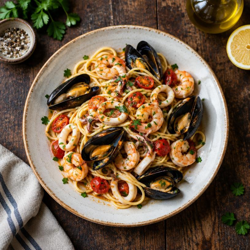 Makaron frutti di mare